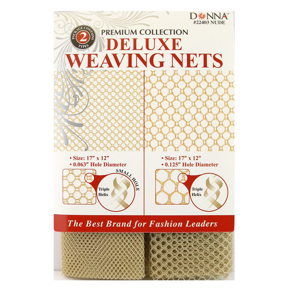 Donna Deluxe Weaving Net Nude 2 Types Hole Size 17" X 12" #22403