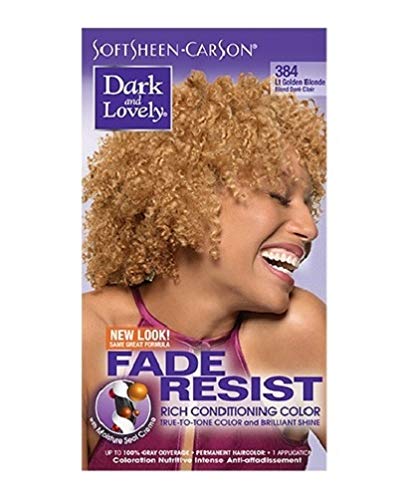 Dark&Lovely Fade Resist Rich Conditioning Hair Color #384 Light Golden Blonde