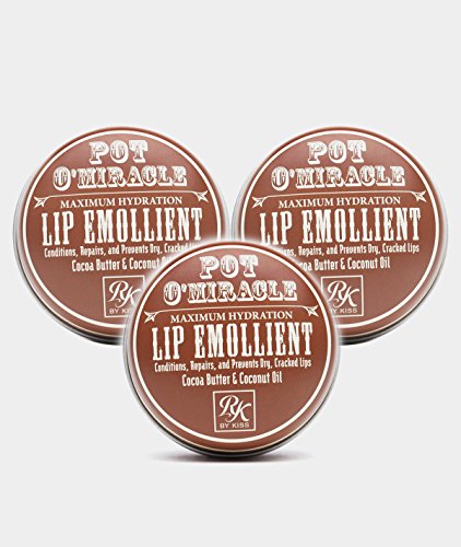 Ruby Kisses Pot O Miracle Maximum Hydration Lip Emollient Balm Cocoa Butter Rb02