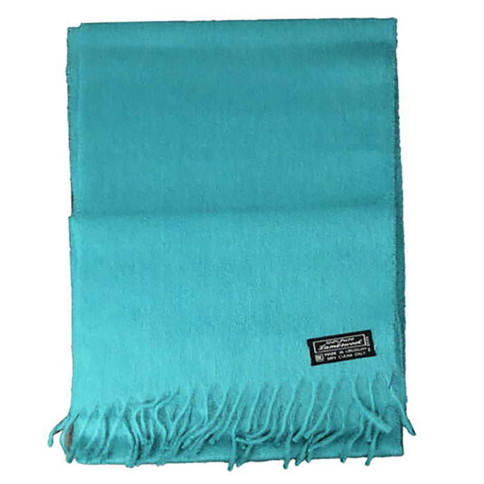 100% Lambswool Womens Solid Color Winter Scarf