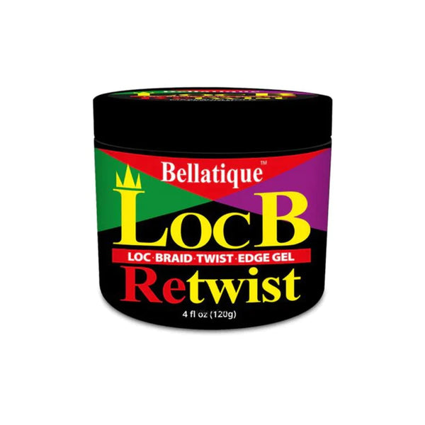 Bellatique Locb Retwist Loc, Braid, Twist & Edge Gel Maximum Hold