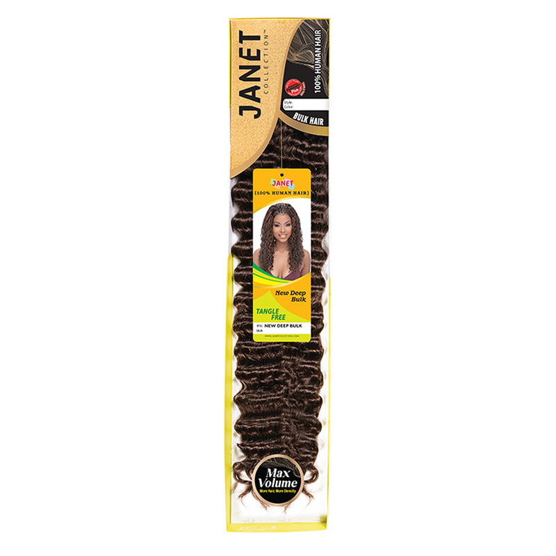 Janet Collection Human Hair Braid - New Deep Bulk 24"
