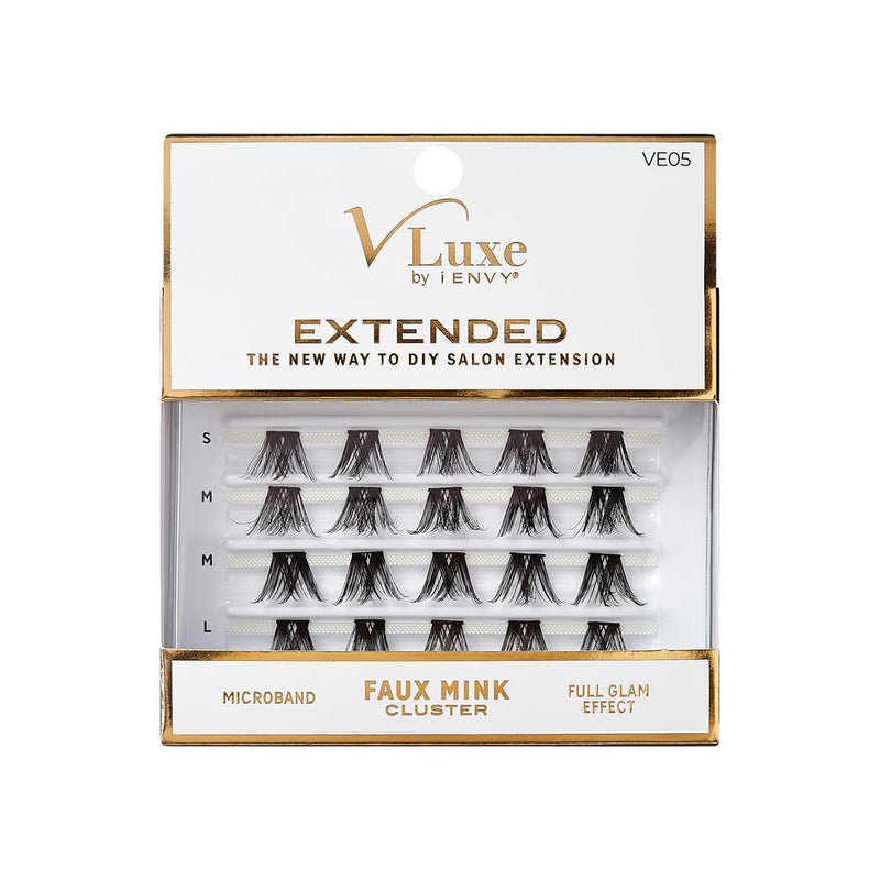 i-Envy V-luxe Extended Faux Mink Cluster Lashes