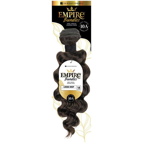 Sensationnel Human Hair Empire Bundles Weave - Loose Deep 16"