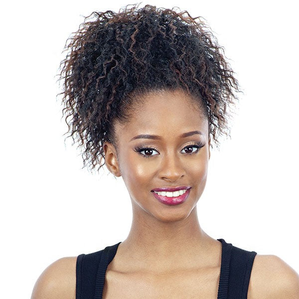 Kiss Pop - Freetress Equal Synthetic Drawstring Ponytail Curly Kinky Afro Style