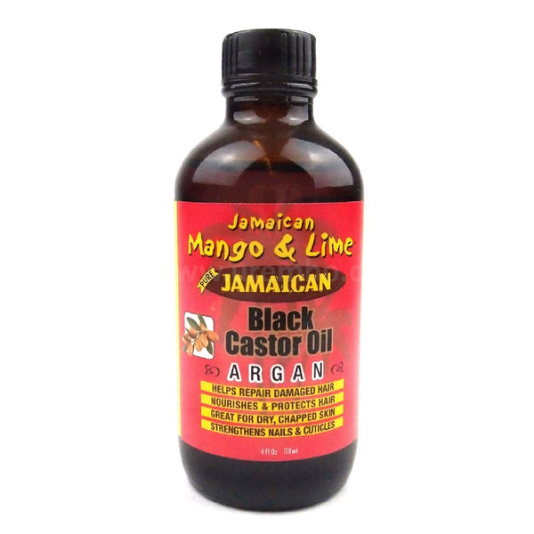 [Jamaican Mango&Lime] Pure Organic Black Castor Oil Treatment Argan 4Oz