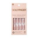 Goldfinger False Nails Kit-gsf12(french Glazed)