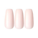 Gold Finger Full Cover Nails Gel Glam False Nails Long Length-gc11(pale Pink)
