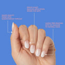 Kiss Gel Fantasy, Press On Nails-fd03(diamond 4 Me)