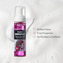 Red By Kiss Foaming Mousse, Maximum Shine Wrap Mousse-sfm10(biotin + Vitamin E)