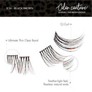 I-envy Color Couture Leopard 30 Faux Mink Lash Clusters-ic16(black Brown)