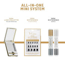 Kiss Vluxe Mini Lash Palette With Mirror & Tweezer Applicator-vlp01