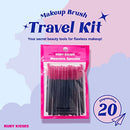 Ruby Kisses 60 Pcs Disposable Eyelash Mascara Brushes-ra05