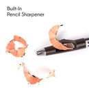 Kiss Go Brow Eyebrow Wooden Pencil Dark Brown-rbwp02(6pack)