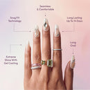 Glitzy 3d Handmade Press On Nail Kit-gfh33