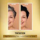 Red By Kiss Tintation Temporary Hair Color Spray-tcs16(off Black, 2.82 Oz)