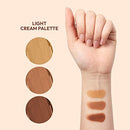 Kiss Ruby Kisses Contour Palette 3-in-1 Contour, Conceal-ctc02(tan To Dark)