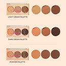 Kiss Ruby Kisses Contour Palette 3-in-1 Contour, Conceal-ctc02(tan To Dark)