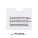 I-envy Color Couture Leopard 30 Faux Mink Lash Clusters-ic16(black Brown)