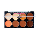 Ruby Kisses Flawless Finish With 3d Contour Cream Palette –rpcc02(medium Dark)