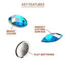 Gold Finger Multi-shape Glue On Nail Art Rhinestones-nar11(tiffany)