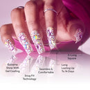 Glitzy 3d Handmade Press On Nail Kit-gfh33