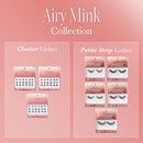 Vluxe Airy Mink Lash Cluster, 100% Real Mink -vac03
