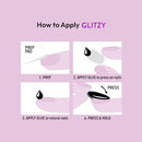 Glitzy 3d Handmade Press On Nail Kit-gfh33