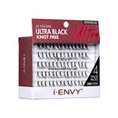 I-envy Bu Kiss Ultra Black Knot Free Individual Lashes-kpem06ub(long)