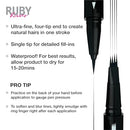 Kiss Ruby Kisses Go Brow Microblading Eyebrow Pen-rsa04(medium Brown)