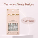 Goldfinger 24 Pcs Press On Nails-gd49