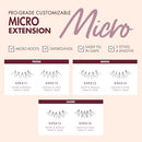 I•envy Lash Clusters Micro-root Eyelash Extension-kpex16(classic)