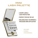 Kiss Vluxe Mini Lash Palette With Mirror & Tweezer Applicator-vlp01