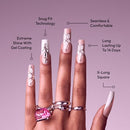 Glitzy 3d Handmade Press On Nail Kit-gfh33