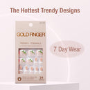 Goldfinger 24 Pcs Press On Toenails-gdt06