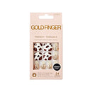 Goldfinger 24 Pcs Press On Toenails-gdtw09