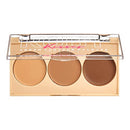 Kiss Ruby Kisses Contour Palette 3-in-1 Contour, Conceal-ctc02(tan To Dark)