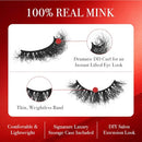 Kiss Vluxe Real Mink Dd Curl Eyelashes, 100% Real Mink-vdm04(decadent)
