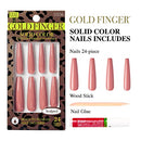 Goldfinger Halloween Press On Nails-gs06(light Up)
