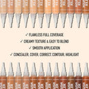 Ruby Kisses 4-in-1 Concealer-rkbc111(classic Tan,2pack)