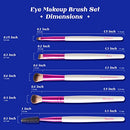 Ruby Kisses Makeup Brushes Travel Size Eye Makeup Brush 5 Pcs Set-ra02