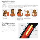 Red By Kiss Tintation Semi-permanent Hair Color Dye-t465(neon Peach, 5 Fl Oz)