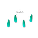 Goldfinger False Nails Kit, Jelly Color, Coffin-gjc