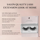 Kiss Vluxe Real Mink Dd Curl Eyelashes, 100% Real Mink-vcm04(heritage)