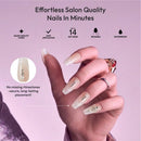 Glitzy 3d Handmade Press On Nail Kit-gfh30(debutante)
