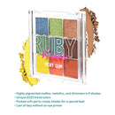 Kiss Ruby Kisses Eyeshadow Palette- Rmps13d(mint Gum)