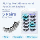 Kiss Broadway False Lashes Multipack-bwym10(soft Glam)