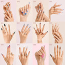 Gold Finger Gel Glam Design Nail Press On Nails, Gel Nail Kit (gd13)