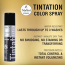 Red By Kiss Tintation Temporary Hair Color Spray-tcs16(off Black, 2.82 Oz)