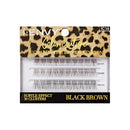 I-envy Color Couture Leopard 30 Faux Mink Lash Clusters-ic16(black Brown)